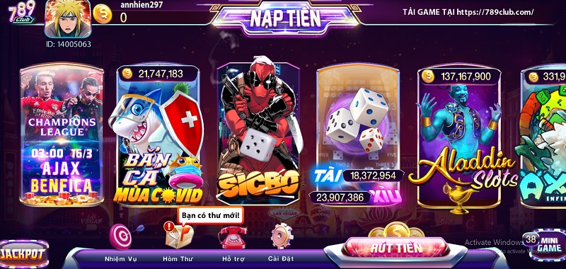 Lợi ích nhận được khi chơi 789 Club
